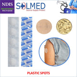 BODICHEK BANDAID PLASTIC PLASTER SPOTS 23MM DIAMETER BOX 50