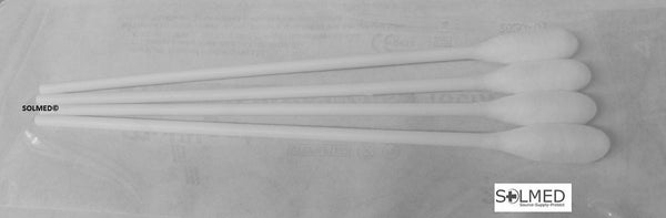 STERILE JUMBO MOUTH & THROAT SWABS 18CM FIRST AID COTTON TIPS (PACKET 4) x 1