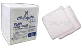 GAUZE SWABS NON-STERILE 7.5CM 8PLY, Packs 100