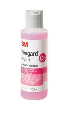 AVAGARD ANTISEPTIC HAND RUB 125ML BOTTLE