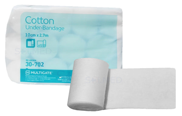 PREMIUM ORTHOPAEDIC UNDER BANDAGE 100% COTTON 10CM X 2.7M X 2