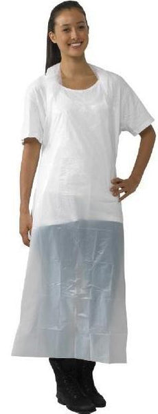 Disposable APRONS, DISPOSABLE POLYETHYLENE, NECK TO KNEE apron, Disposable aprons, Medical Aprons,