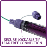 Enfit, Enfit Syringe, Enfit feeding, Enteral Feeding, Enfit enteral feeding, Tube feeding, Feeding tube, Feeding syringe, reusable syringe, peg system, feeding tube peg, peg syringe, purple syringe, buy enfit, enfit syringes, buy enfit syringes