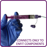 Enfit, Enfit Syringe, Enfit feeding, Enteral Feeding, Enfit enteral feeding, Tube feeding, Feeding tube, Feeding syringe, reusable syringe, peg system, feeding tube peg, peg syringe, purple syringe, buy enfit, enfit syringes, buy enfit syringes