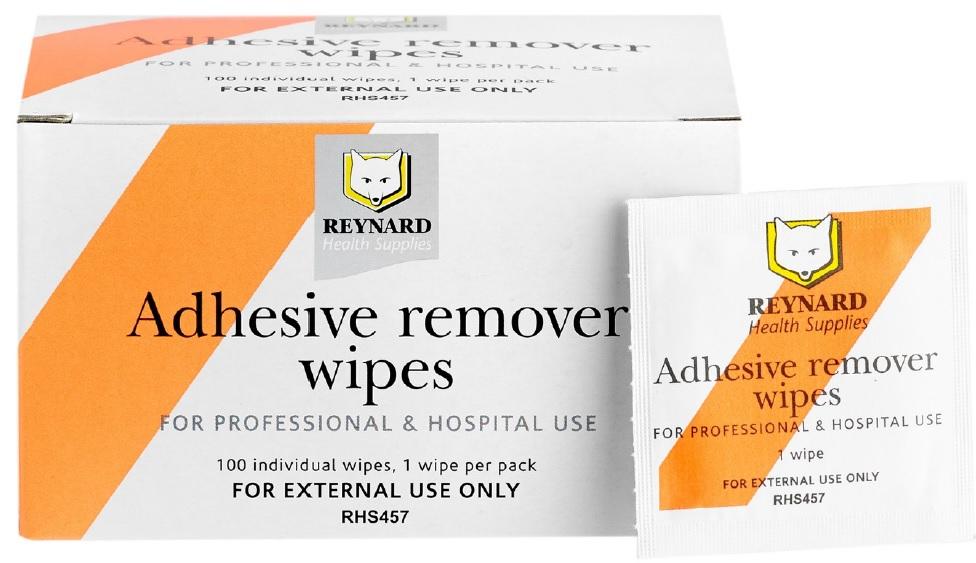 WOUND DRESSING TAPE ADHESIVE REMOVER WIPES 6CM BOX 100 – Solmed Medical  Supplies