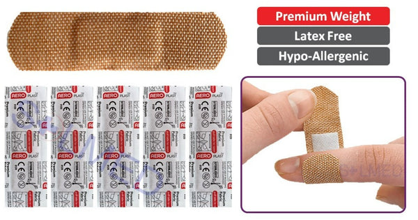FABRIC BANDAID STRIPS - BOX 100