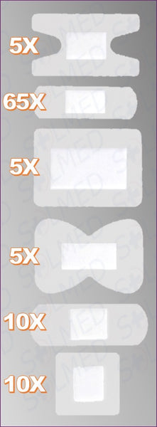 Assorted Transparent Dressings
