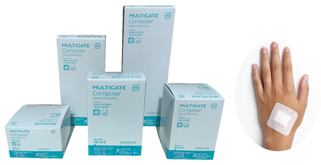 Buy Adhesive Island Dressing SOLMED MEDICAL SUPPLIES Solmed Medical