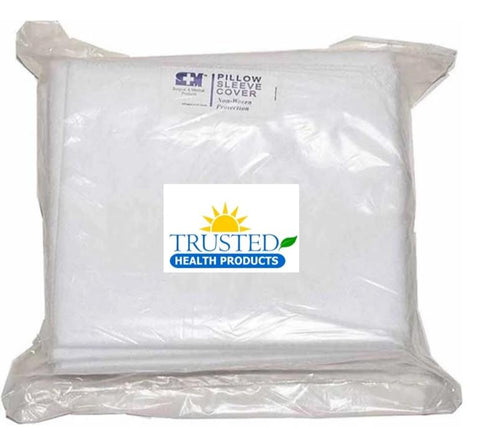 DISPOSABLE PILLOW SLEEVE NON WOVEN WHITE x 10