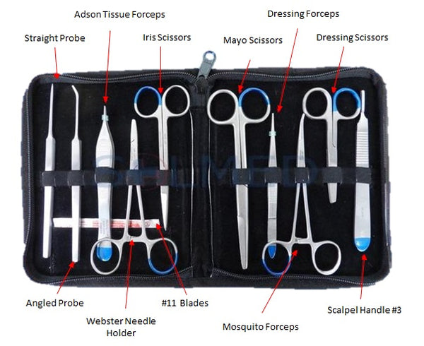 14 Piece Student Dissecting Kit
