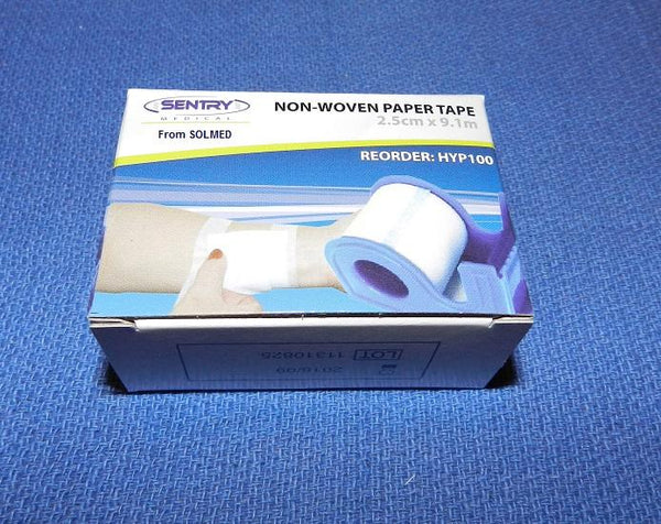TAPE MICROPOROUS BREATHABLE PAPER SURGICAL HYPOALLERGENIC 2.5CM X 9.1M WITH DISPENSER
