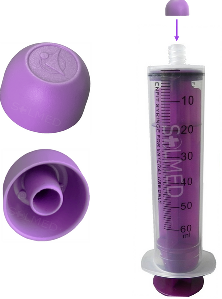 Enfit, Enfit Syringe Cap, Syringe Caps, Enfit Caps, Syringe Caps Enfit, 10ml syringe cap, 20ml syringe cap, enfit 20ml syringe cap, feeding syringe cap, buy enfit australia, buy enfit sydney, enfit syringe caps purple, purple syringe caps, purple enfit caps, syringe top