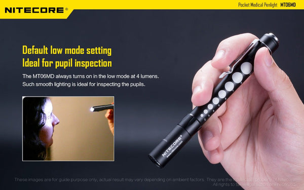 NITECORE MT06MD MEDICAL PEN LIGHT TORCH 180 LUMENS CRI>90 LED PREMIUM