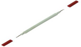 Easy to use Double ended splinter probe for removal of deep splinters Reusable Protective Covers to protect accidental pricking and contamination 11cm Length Straight probe and hooked probe
