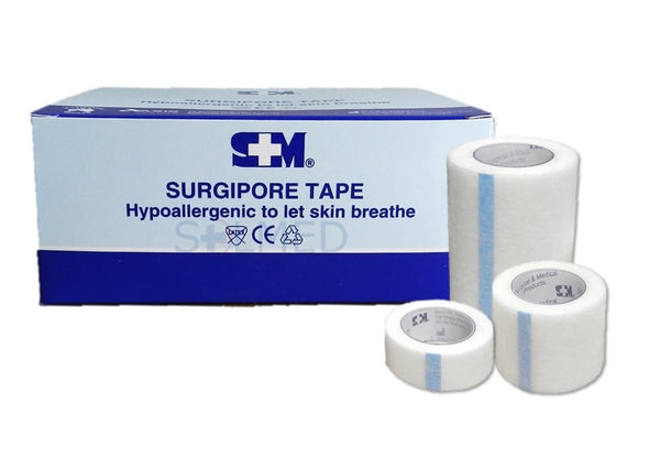 MICROPOROUS TAPE 1.25CM X 9.1M X 1