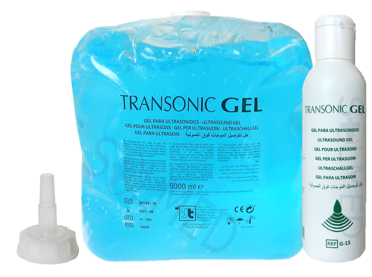 TRANSONIC ULTRASOUND GEL - 5L - BLUE