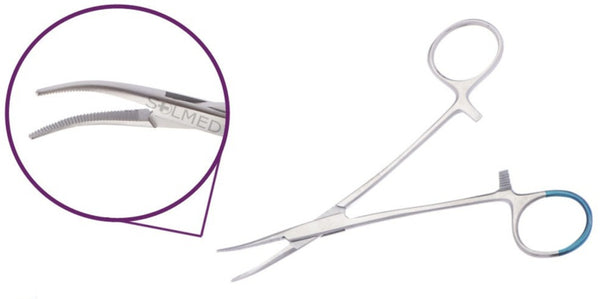 HALSTEAD MOSQUITO FORCEPS CURVED 12.5CM