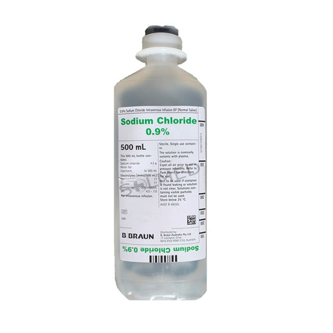 0.9% Sodium Chloride Intravenous Infusion BP 500mL