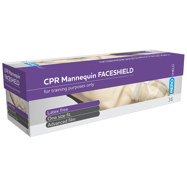 CPR MANIKIN / MANNEQUIN FACESHIELDS BOX 36