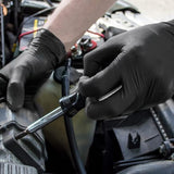 BLACK NITRILE GLOVES