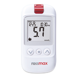 Rossmax blood glucose monitor with a 5.7 reading