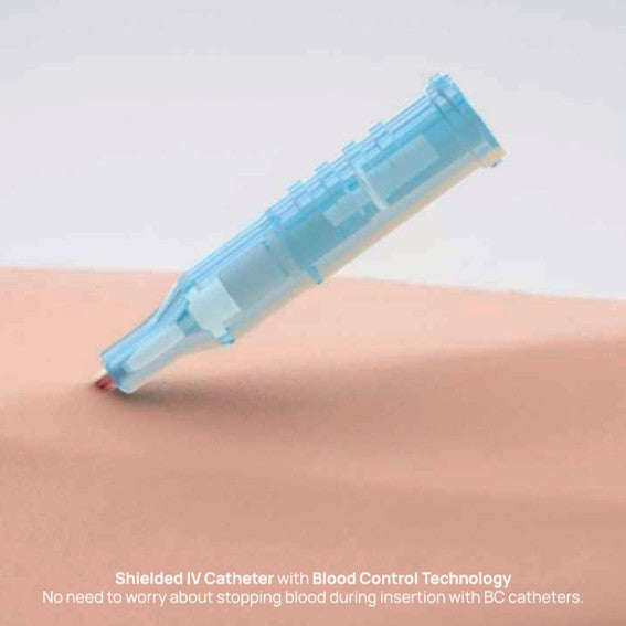 Safety IV Cannula with Blood Control