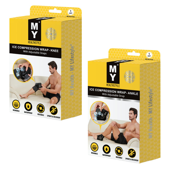 Ice Compression Wrap with Adjustable Straps
