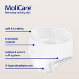 MoliCare Premium Mobile 6 Drops: discreet adult pull-up diapers for severe incontinence, ensuring comfort and leakage protection