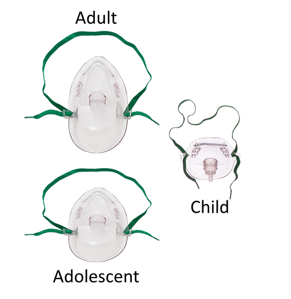 Oxygen Masks with Tubing