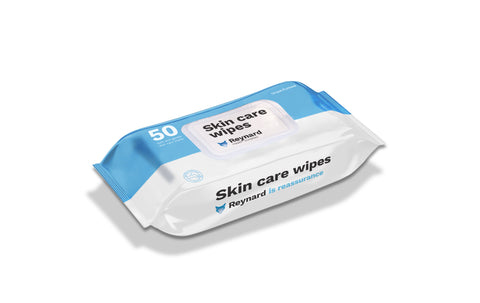 SKIN CARE WIPES ADULT SIZE UN-PERFUMED MOISTURISE ALL IN ONE PACK 50