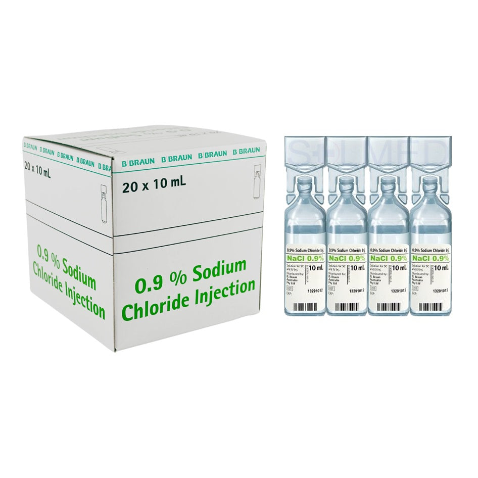 Buy Sodium Chloride .9% 10ml Ampoules Online | SOLMED – Solmed Medical ...