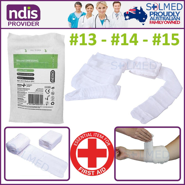 WOUND DRESSING FIRST AID COMPRESSED NO:15 LARGE X 1