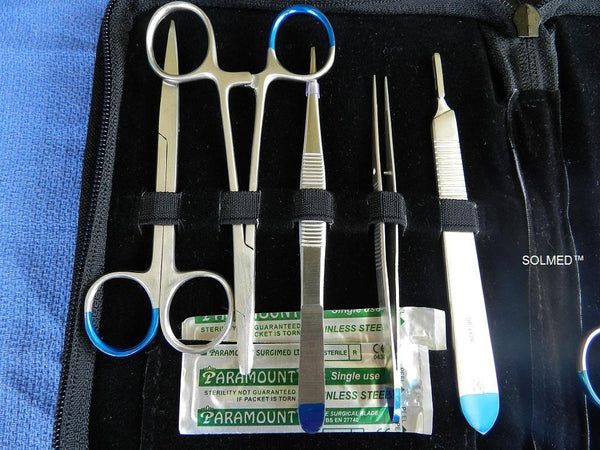 DISSECTING KIT FIRST AID, SCHOOL, LABORATORY, HOBBYIST SUPER VALUE 12 PIECE X 1