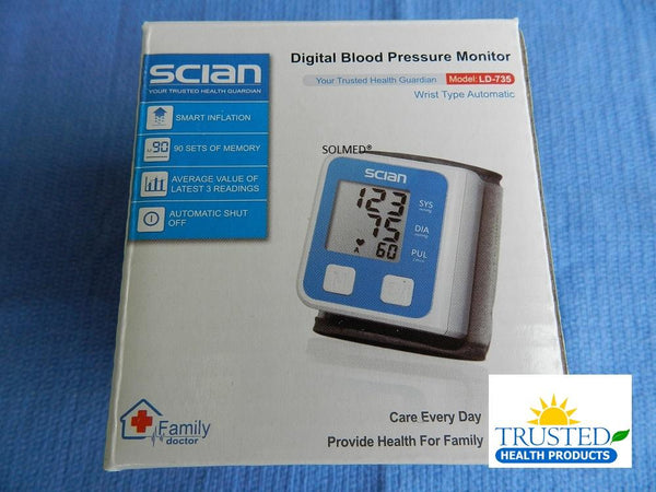 SCIAN LIGHT WEIGHT COMPACT WRIST TYPE AUTOMATIC DIGITAL BLOOD PRESSURE MONITOR  X 1