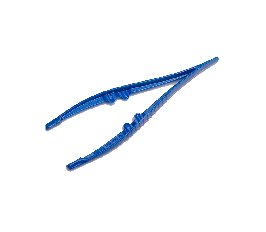 FORCEPS PLASTIC DISPOSABLE 11CM SERRATED JAW – Solmed Medical Supplies