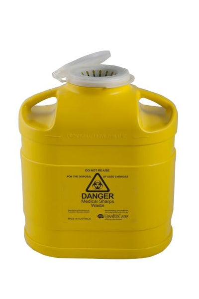 SHARPS CONTAINER 5.0L SNAP TOP LID