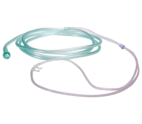 NASAL OXYGEN CANNULA INFANT SUPER SOFT NASAL PRONGS WITH 210CM STAR LUMEN TUBING