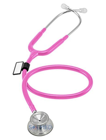 DELUXE DUAL HEAD STETHOSCOPE PINK X 1