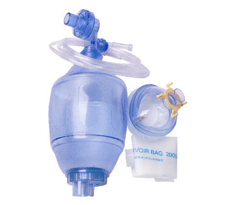 BVM Disposable Resuscitator Adult with Pop Off Safety Valve X 1