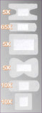 Assorted Transparent Bandaids - Box 100