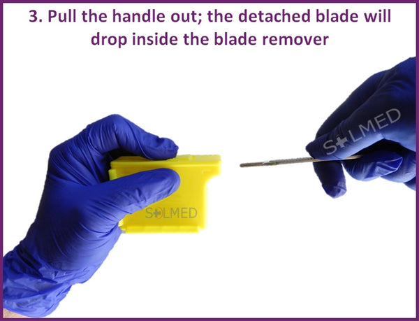 SCALPEL BLADE REMOVER NO TOUCH 100 BLADE SHARPS CONTAINER