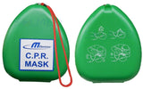 CPR RESUSCITATOR POCKET MASK WITH OXYGEN PORT VALVE, FILTER & MOUTHPIECE X 1