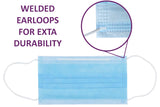 Surgical Face Mask With Earloops 3 Ply BFE>98% BLUE - Loose Pack of 50