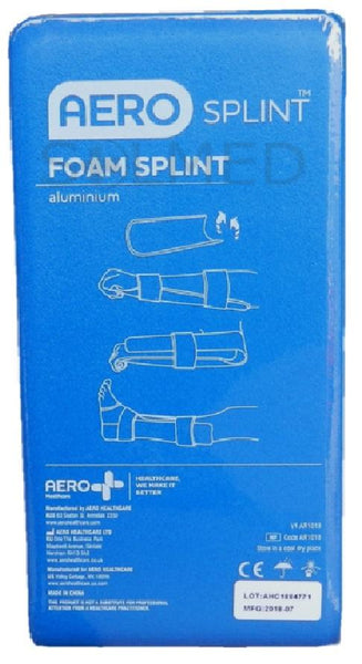 Aluminium Foam Splint Flat, Splint, Aluminium Splint, Foam Splint, First Aid Splint