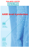 SURGICAL MEDICAL GOWN LIQUID AND VIRAL PROTECTION V-TEX® AAMI LEVEL 4
