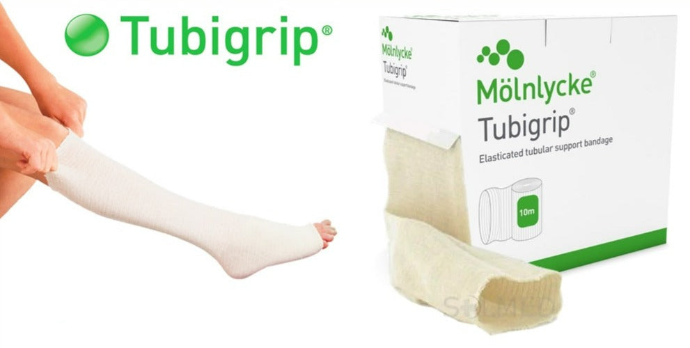 Tubigrip Benda Di Supporto Elasticizzata, Misura B (1 Metro) – Ideale Per Polso E Caviglia, Fasciatura Compressiva Per Distorsioni E Articolazioni Deboli, Riutilizzabile