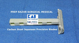 RAZORS MEDICAL SURGICAL PREP DOUBLE EDGE BLADE DISPOSABLE CARBON STEEL X 5