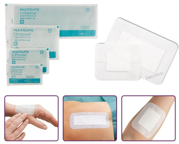Wound Dressing,  Penrith Wound Dressings,  Island Wound Dressing,  Compose Island Dressing,  Compose Island Adhesive Dressing,  compose,  Adhesive Dressing,