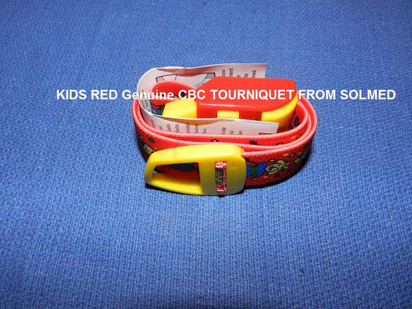 TOURNIQUET REUSABLE CLASSIC KIDS RED PATENTED 