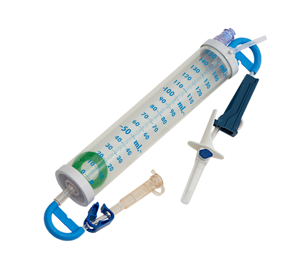 IV INTRAVENOUS BURETTE 150ML CHAMBER IN-LINE (ADD ON) NEEDLE FREE ACCESS & SHUT OFF VALVE